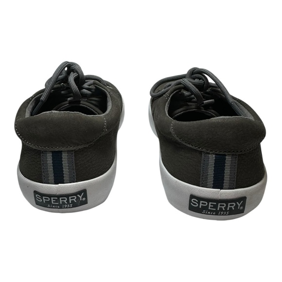 Sperry Kids Topsider Leather/Suede Sneakers Size 3.5M - Picture 6 of 7